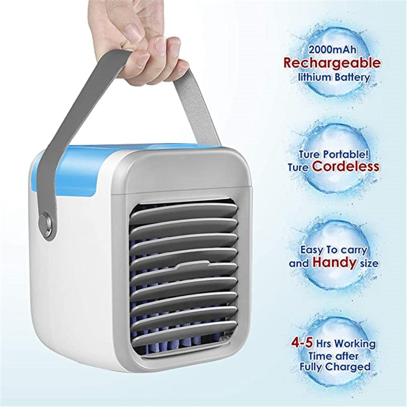 Mini ventilateur de refroidissement rapide de l'air, Rechargeable par USB