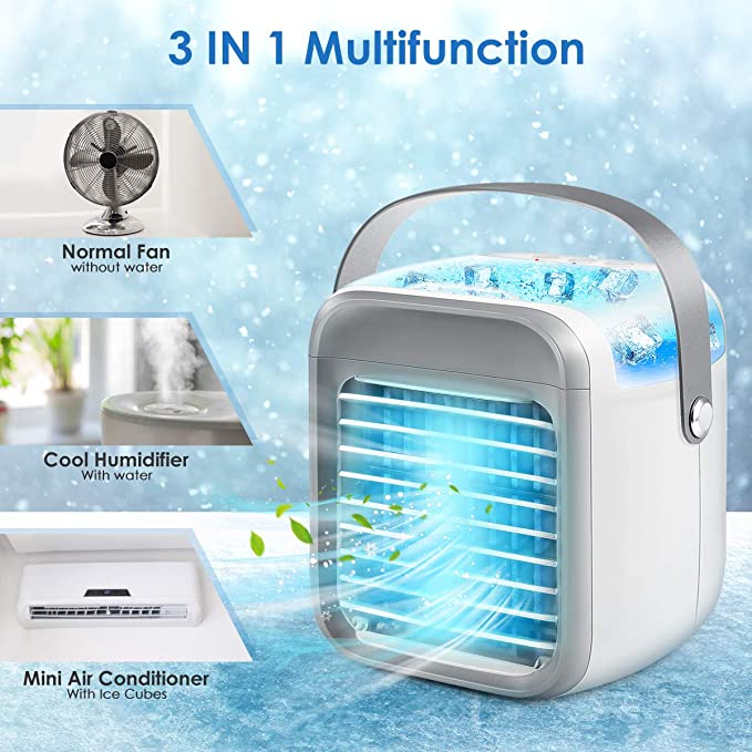 Mini ventilateur de refroidissement rapide de l'air, Rechargeable par USB