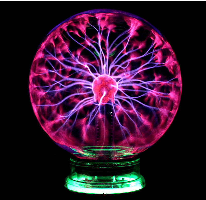 Magique Sphère Plasma  Lumineuse led Réagit au toucher et au son
