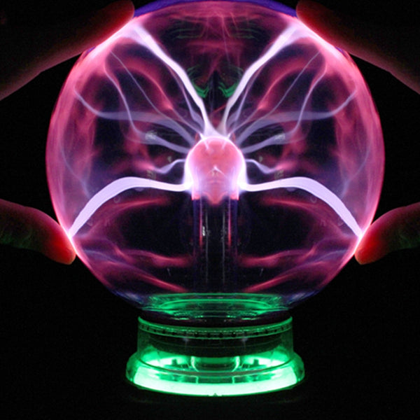 Magique Sphère Plasma  Lumineuse led Réagit au toucher et au son