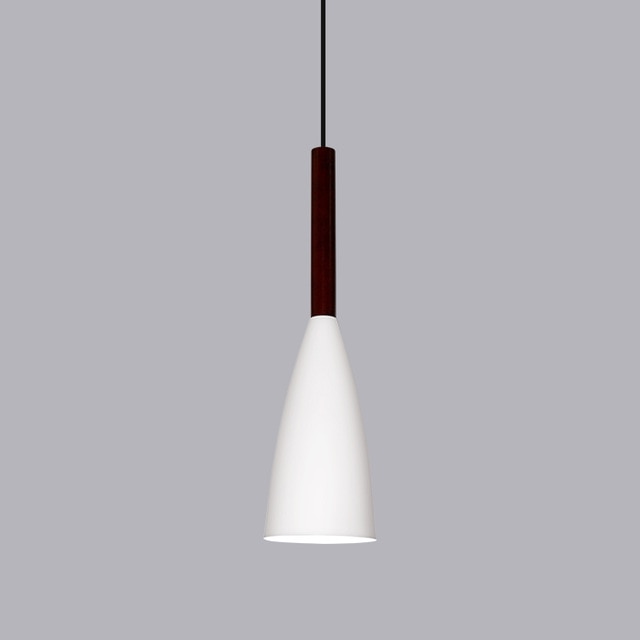 Chic ! Lampe Nordique minimaliste en Aluminum et bois - E27